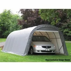 ShelterLogic ShelterCoat 13 X 28 Ft Garage Round Gray STD -ShelterLogic Sales 330737240 AlternateImage2