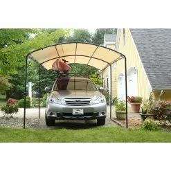 ShelterLogic 9-ft L Square Sandstone Standard Canopy -ShelterLogic Sales 330865605 AlternateImage3