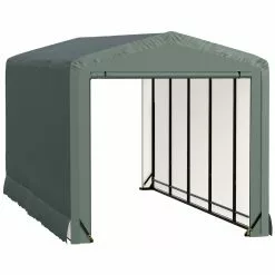 ShelterLogic ShelterTube 10-in X 23-in X 10-in Green Garage And Storage Shelter