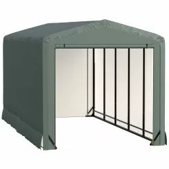 ShelterLogic ShelterTube 10-in X 23-in X 10-in Green Garage And Storage Shelter -ShelterLogic Sales 331069273 MainImage 001