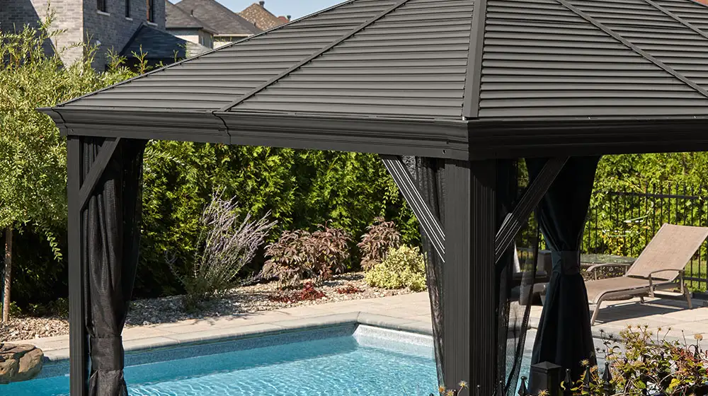 ShelterLogic Sales -ShelterLogic Sales H1 gazebo canopy poolside cabana